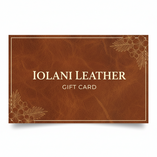 Iolani Leather Gift Card